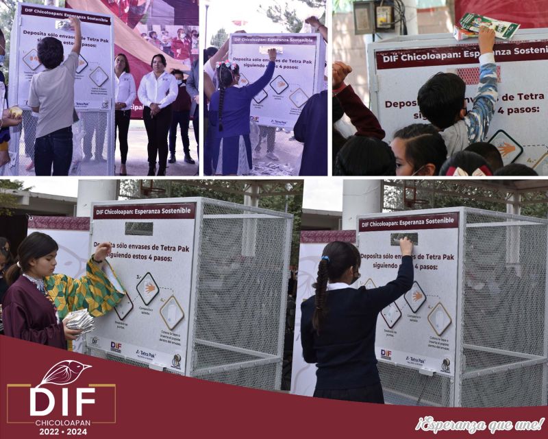 Boletin 19. DIF Chicoloapan y Tetra Pak inician el proyecto de reciclaje "Esperanza Sostenible&