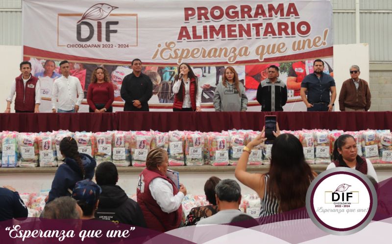 Boletín 42.DIF Chicoloapan beneficia a 5,500 personas con el Programa Alimentario Esperanza Que Une
