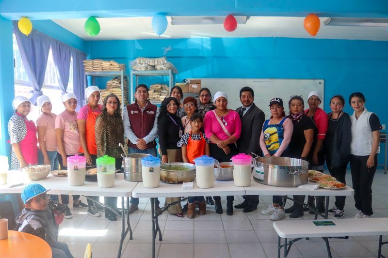 Boletín 54. Se apertura un comedor en el Jardín de Niños Rosario Castellanos